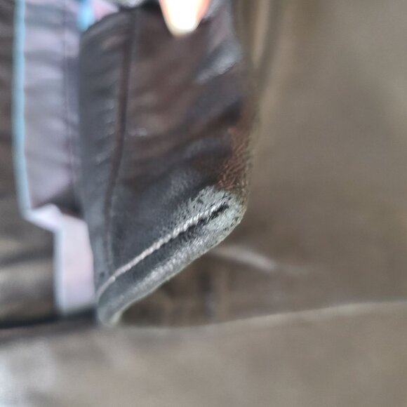 Sally & John New York Womens Leather Trench Coat Jacket Size L Super Soft - Picture 6 of 15